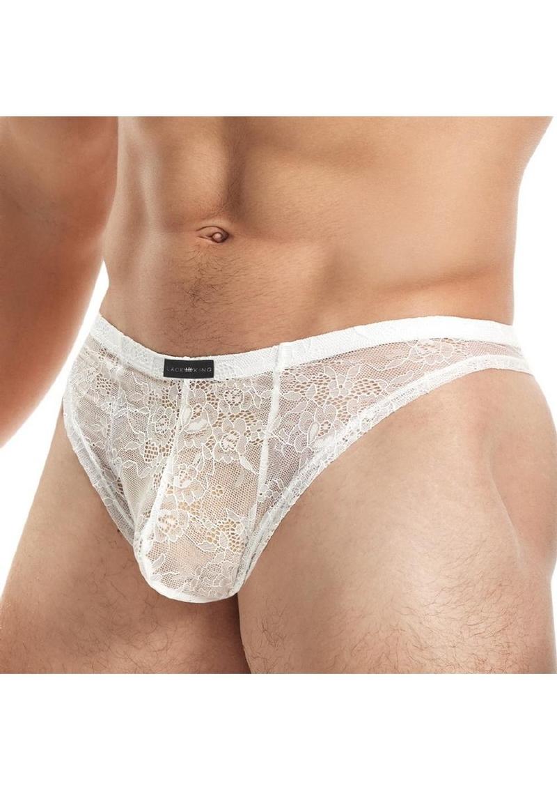 Lace King Men's Lace Thong Breathable Luxury Lingerie for Men