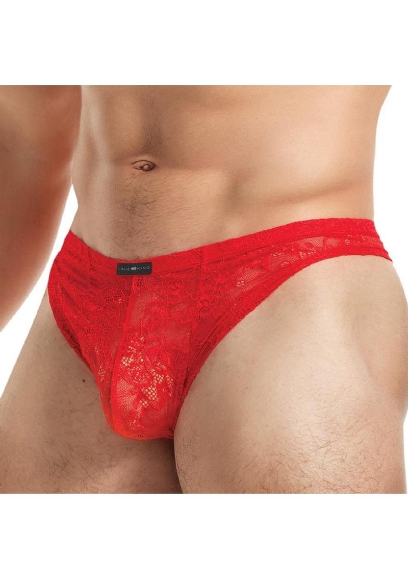 Lace King Men's Lace Thong Breathable Luxury Lingerie for Men