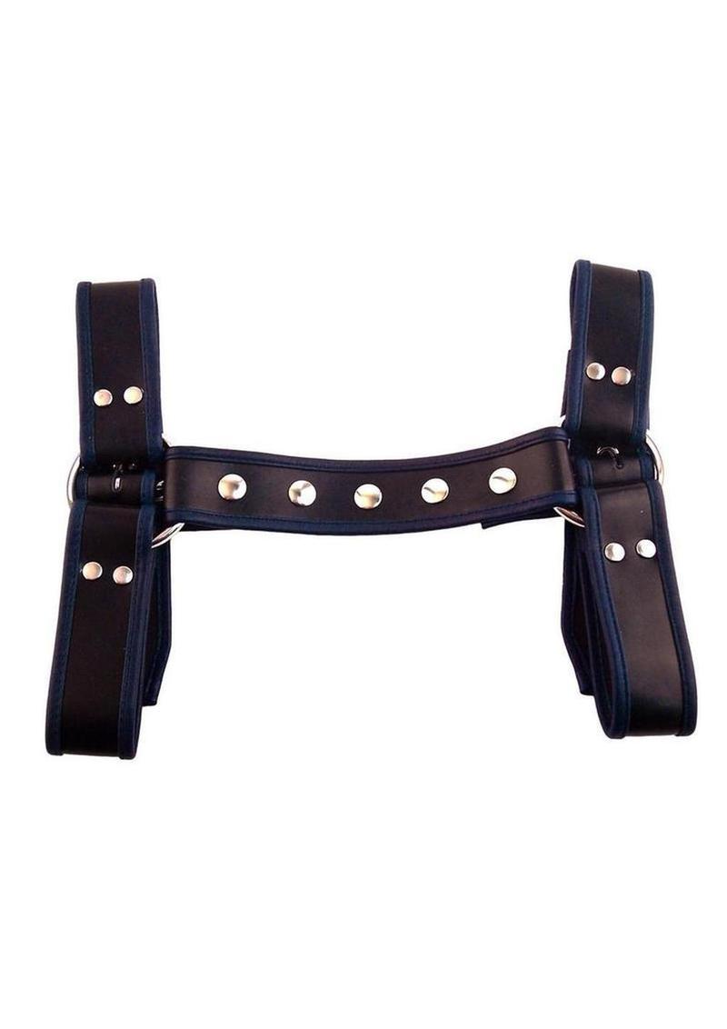 Rouge Leather Halter Harness Trim And Adjustable Buckles
